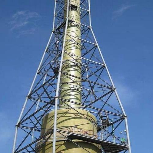 138米烟筒塔138米脱硝烟囱塔架138米脱硫烟筒塔支架138米